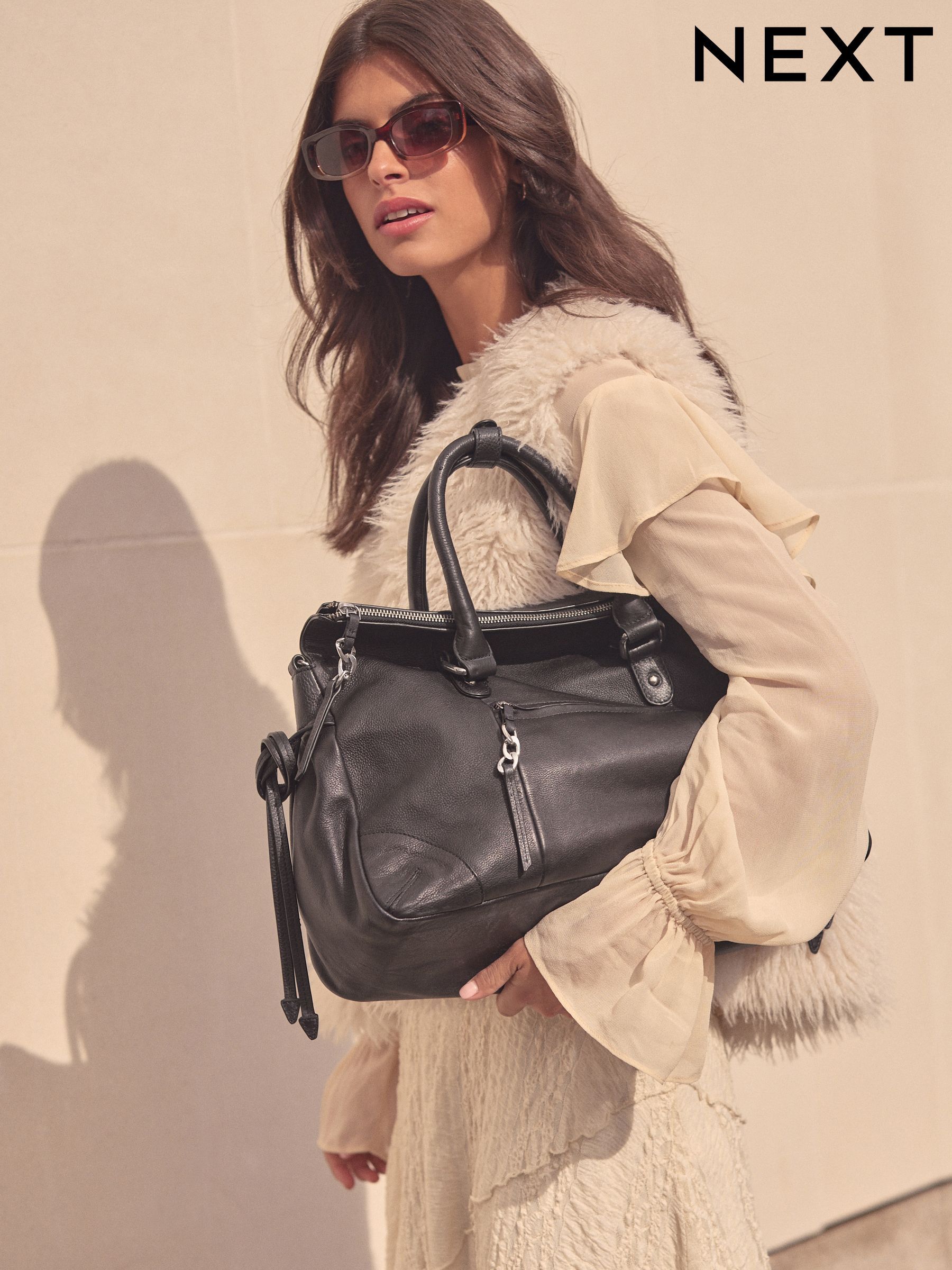 Women s Bags Shoulder Leather Casual Accessories Next Ireland
