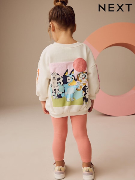 كريم - Bluey Sweatshirt and Leggings Set (12mths-7yrs) (E53935) | ‏94 ر.ق. - ‏114 ر.ق.