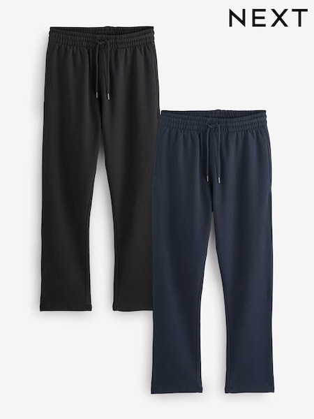 Black/Navy Blue Heavyweight Joggers 2 Pack (E53986) | $79