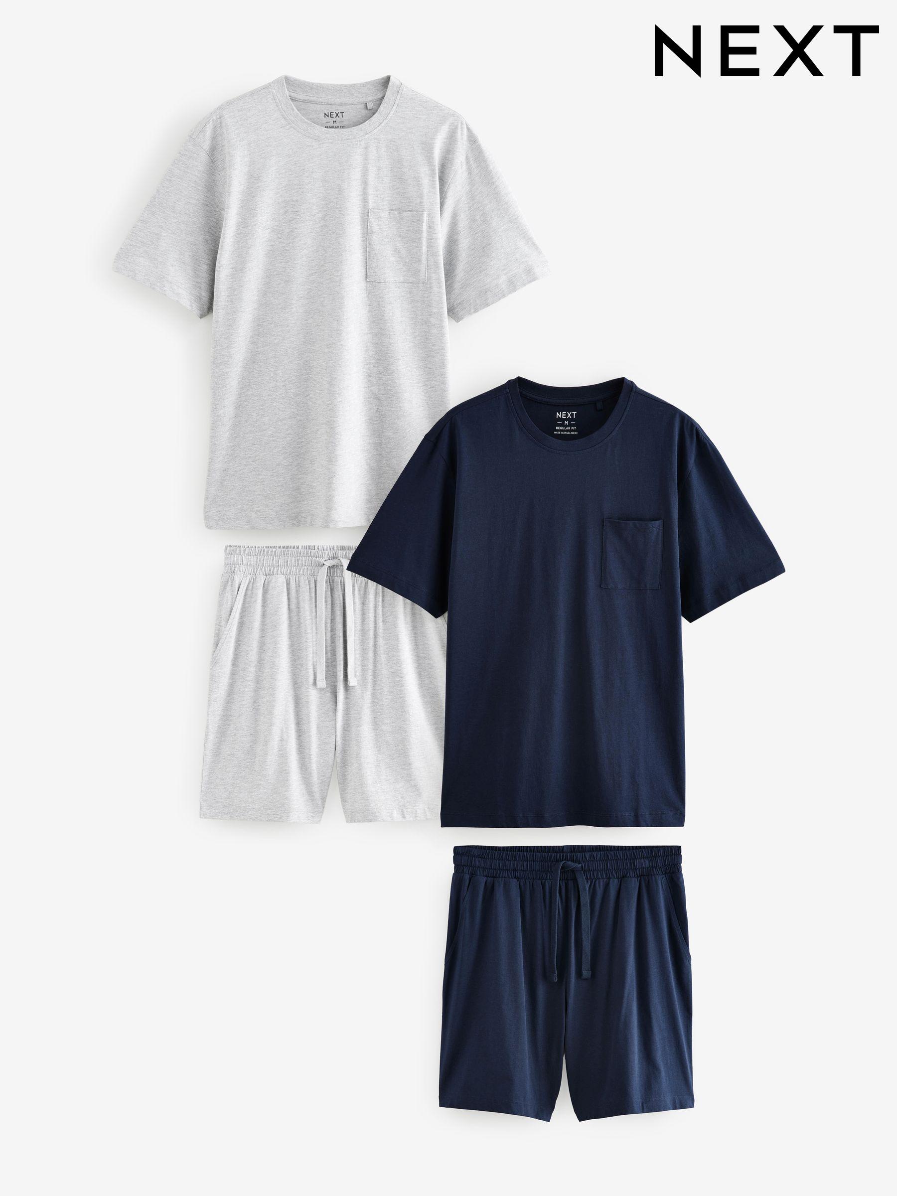 Men s Pyjama Bottoms Plain Holiday Multipack Next Oman