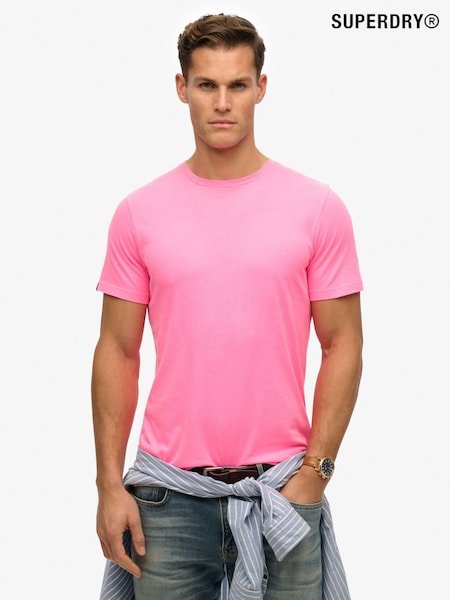Superdry Pink Classic Essential Relaxed T-Shirt (E54017) | R$ 195