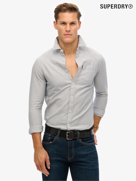 Superdry Blue Light Essentials Oxford Shirt (E54051) | 223 QAR