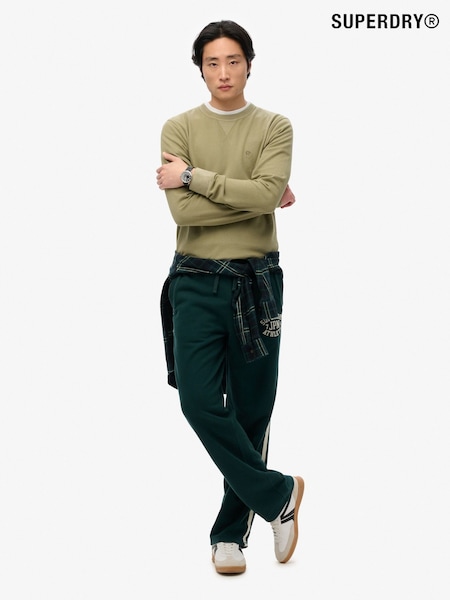 Superdry Dark Pine Green Athletic Essentials Straight Fit Joggers (E54070) | €91