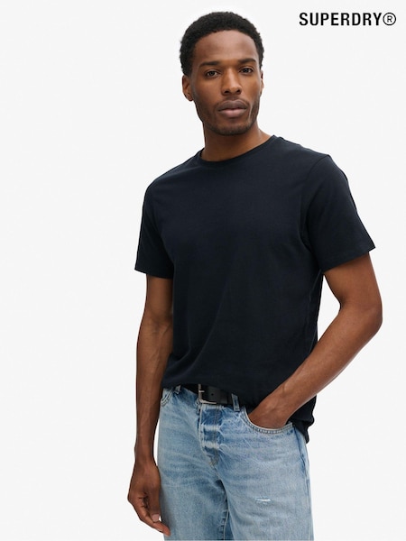 Superdry Black Classic Essential Relaxed T-Shirt (E54098) | €29