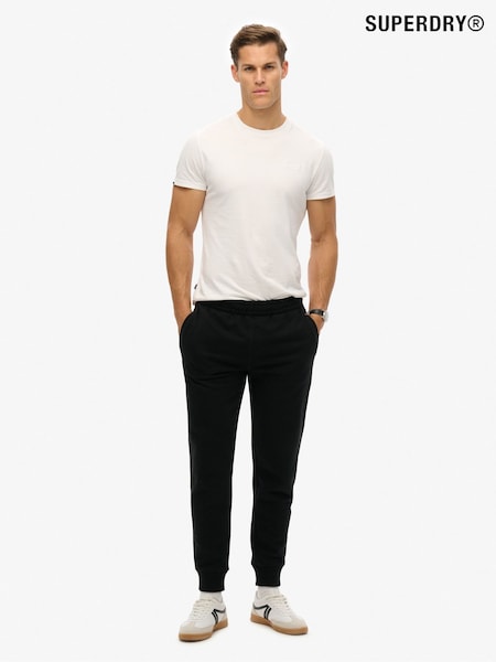 Superdry Black Slim Fit Essential Logo Joggers (E54100) | €80