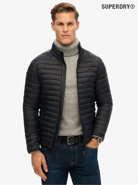 Superdry Jet Black Non-Hooded Fuji Lite Slim Fit Jacket (E54103) | €129
