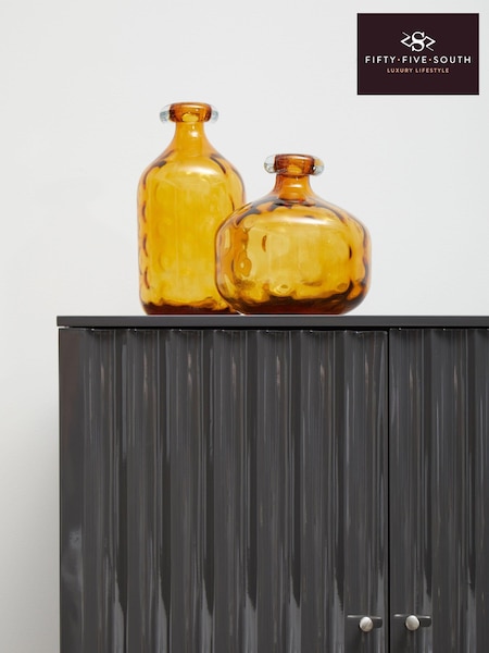 Fifty Five South Amber Huda Tall Glass Bottle Vase (E54172) | €80