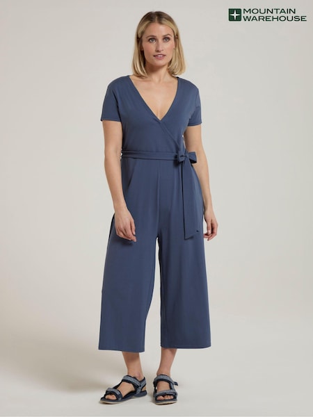Mountain Warehouse Blue Womens Santorini Wrap Jumpsuit (E54177) | €25