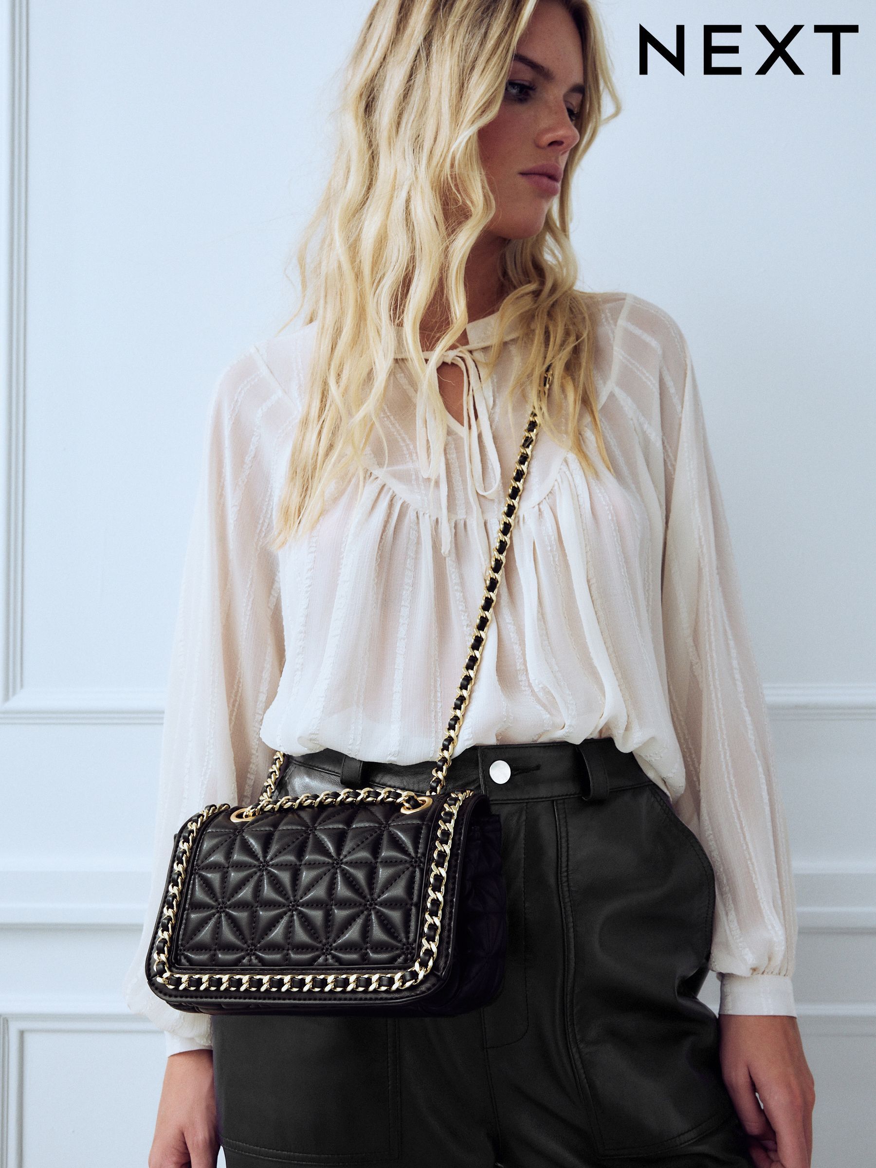 Next black cross body bag store