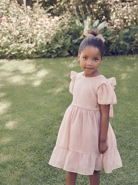 وردي - Laura Ashley Bow Back Flower Girl Dress (E54440) | ‏21 ر.ع.‏ - ‏24 ر.ع.‏