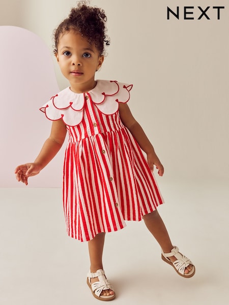 Cœur Rouge - Sleeveless Collar Summer Dress (3mths-7yrs) (E54823) | 17 € - 20 €