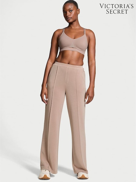 Victoria's Secret Candelight Rose Nude Wide Leg Featherweight Knit Joggers (E54907) | €68