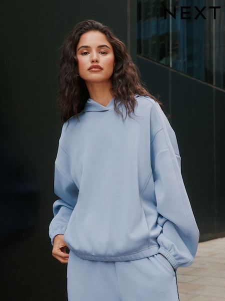 Blå - Slinky Pullover Huvtröja