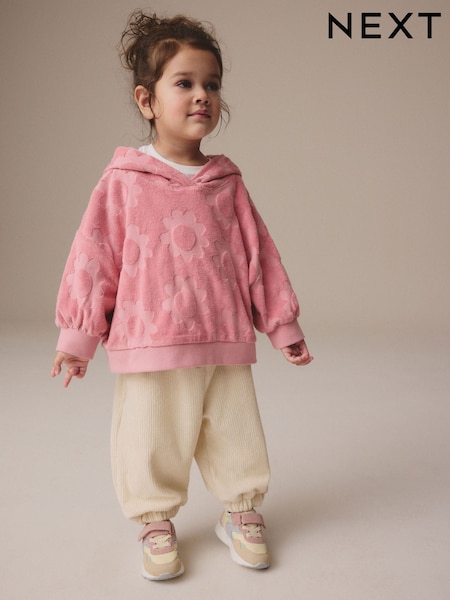 Pink Hoodie & Barrel Leg Joggers Set (3mths-7yrs) (E54946) | CA$59 - CA$70