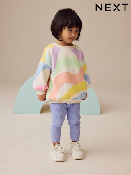 Rainbow Sweatshirt and Leggings Set (3mths-7yrs) (E54952) | CA$39 - CA$50