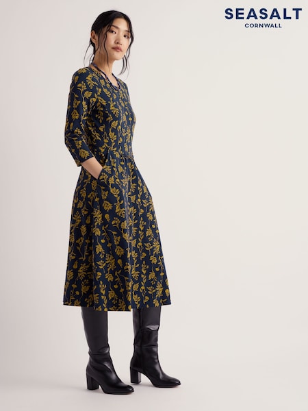 Blue - Seasalt Cornwall Tall April Dress