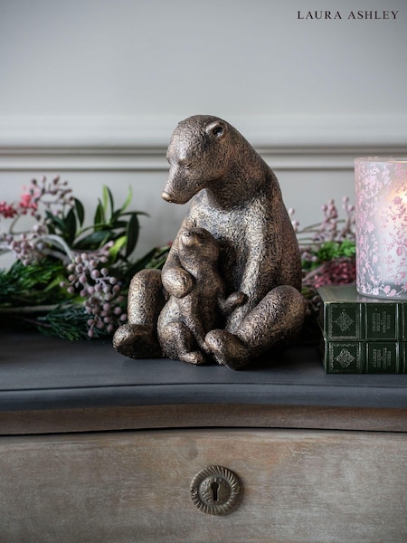 Laura Ashley Bronze Bear with Cub Ornament (E55155) | €79