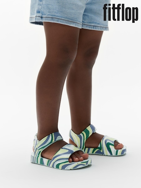 FitFlop Kids Multi Iqushion Toddler Swirly Ergonomic B/S Sandals (E55176) | €21.50