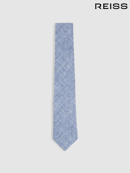 Reiss Soft Blue Melange Azzurro Melange Silk Tie (E55282) | €104
