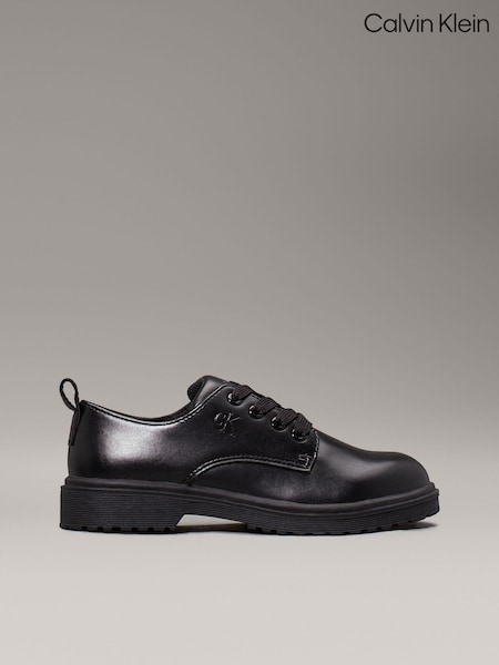 Calvin Klein Black Low Cut Lace-Up Shoes (E55306) | 230 zł