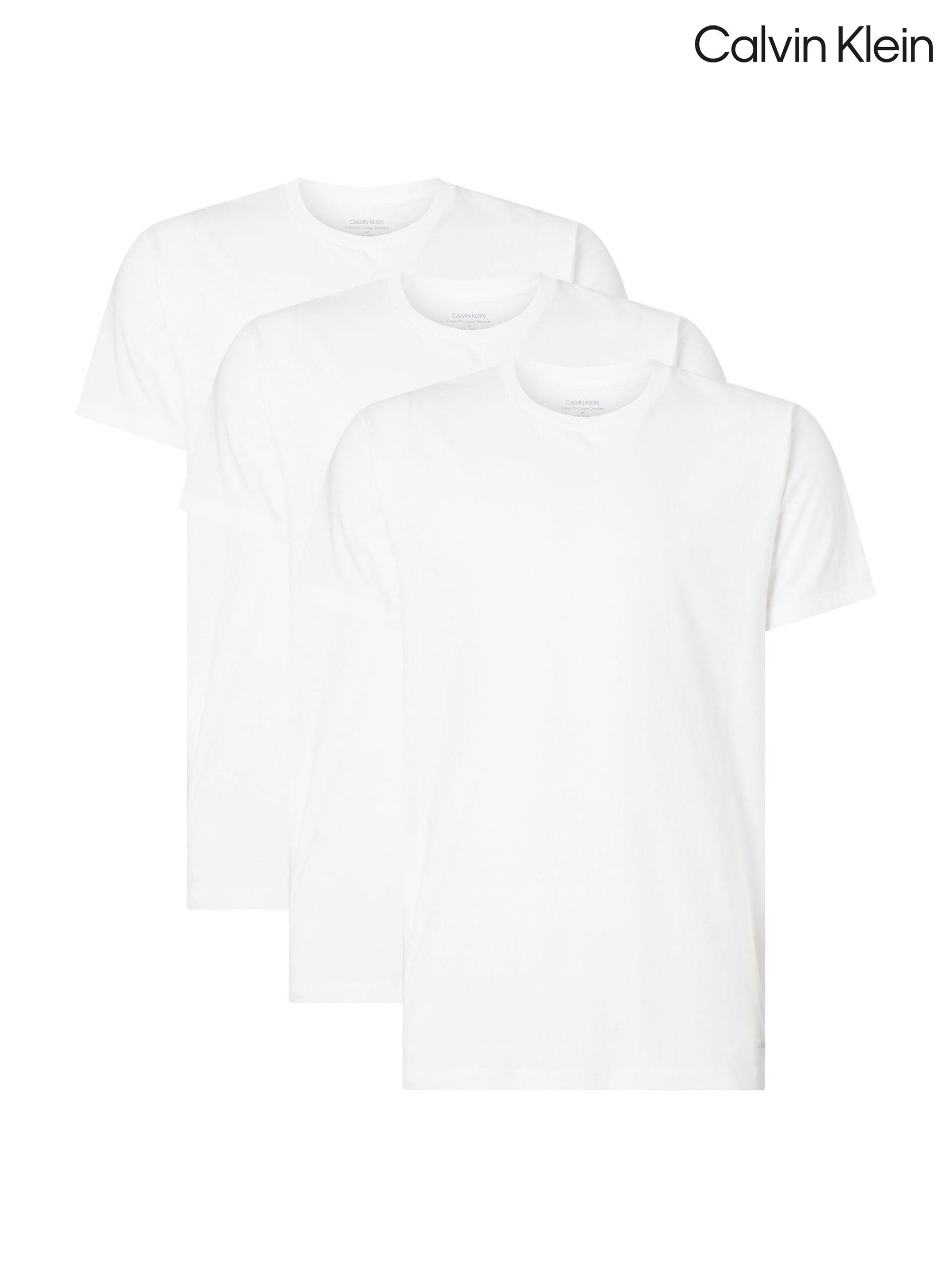 Calvin klein white t shirt 3 pack shop