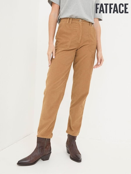 FatFace Chesil Brown Mixed Cord Trousers (E55841) | €29