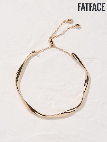 FatFace Gold Adjustable Bangle (E55942) | ₪63