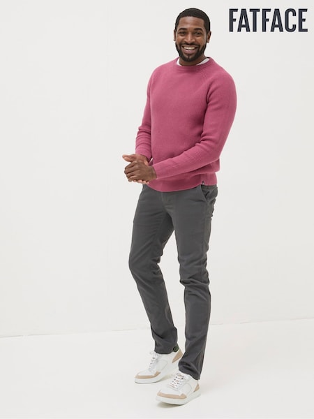 FatFace Grey Charcoal Slim Heyshott Chinos (E56072) | €39.50