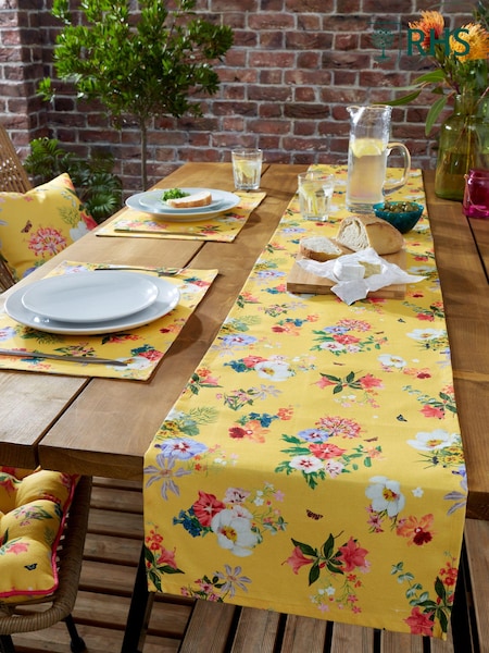 RHS Exotic Garden Outdoor 100% Cotton Table Runner (E56271) | ‏116 د.إ.‏
