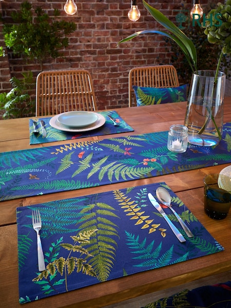RHS Woodland Fern Outdoor 100% Cotton Placemats 2 Pack (E56276) | ‏116 د.إ.‏