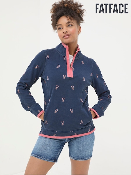 FatFace Airlie Blue Lobster Sweat Top (E56368) | €46