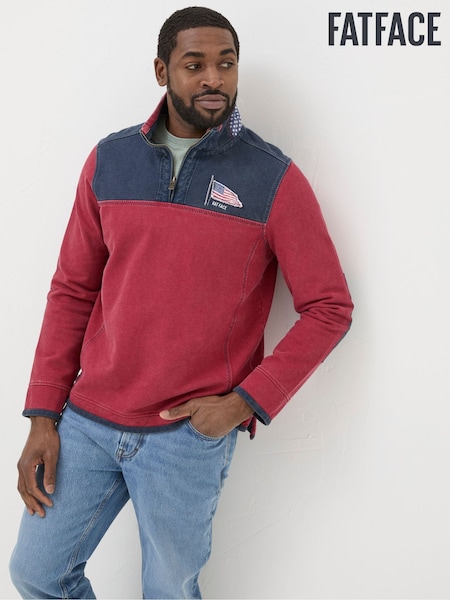 FatFace Airlie Red USA Sweatshirt (E56411) | €52.50