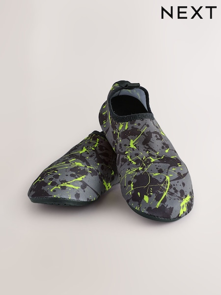 Black/Green Splat Swim Socks (E56491) | €11.50 - €14