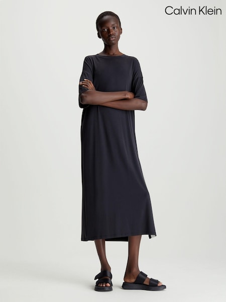 Calvin Klein Black T-Shirt Dress (E57336) | €57