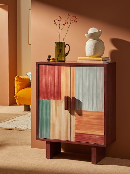 MADE.COM Burgundy Mango Wood Jinni Highboard (E58044) | €857