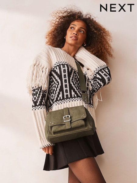 Green Utility Cross-Body Bag (E58174) | €36