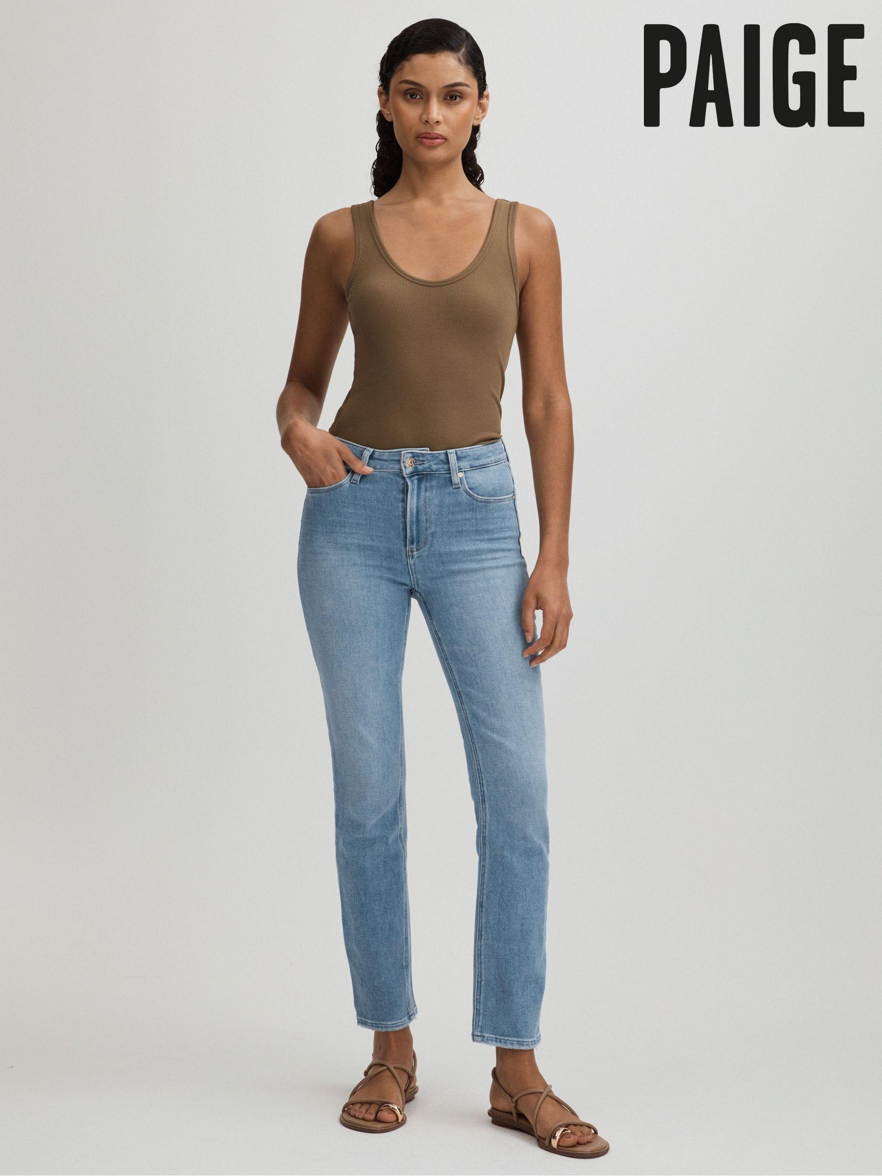 PAIGE ジーンズ PAIGE womens Skyline Dancefloor Skinny Jean, 23 - Walmart.com