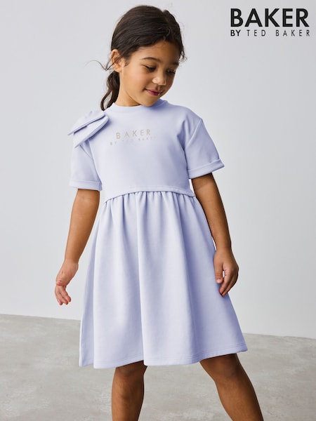 Albastru - Baker by Ted Baker Rochie cu arc pe umăr (E58861) | 209 LEI - 261 LEI