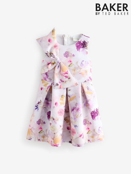 Мульти - Baker by Ted Baker Bow Scuba Dress (E58938) | €53 - €62