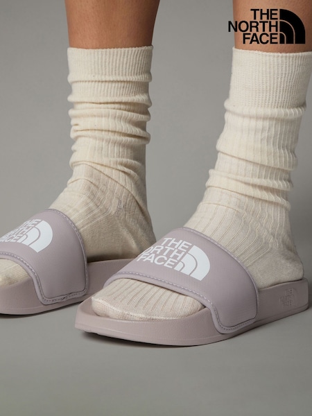 The North Face Grey Womens Base Camp III Sliders (E59119) | $70