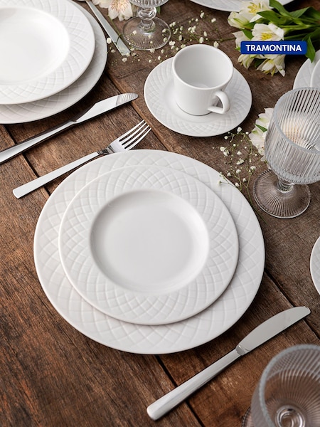 Tramontina White Ingrid 12 Piece Dinner Set (E59243) | €136