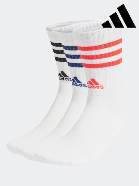 Adidas Sportswear Crew 100% Cotton Socks 3 Pack (E59324) | ‏65‏₪