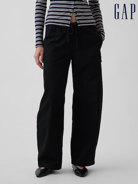 Black - Gap Easy Barrel Cargo Trousers
