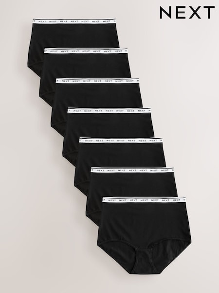 Черный - Logo Knickers 7 Pack (E59573) | €30