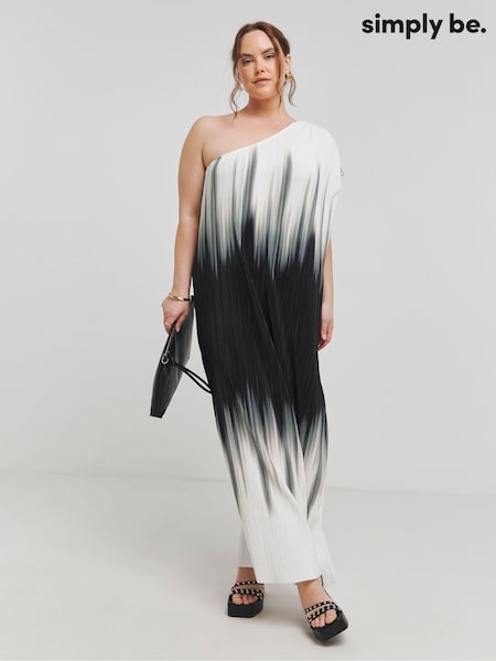 Simply Be Ombre Plisse Maxi Dress (E59644) | €28