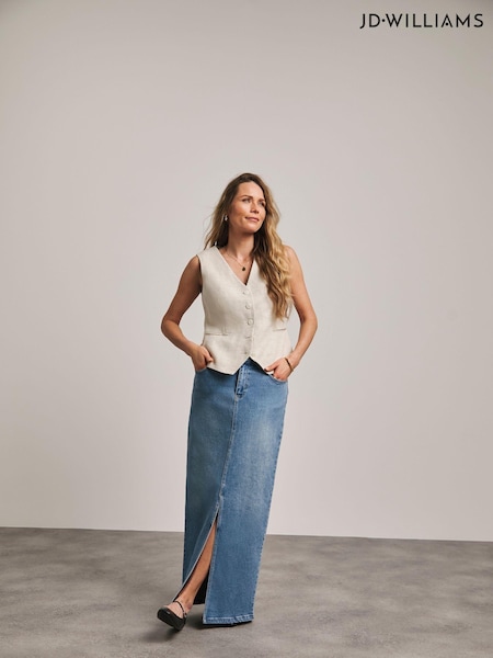 JD Williams Blue Maxi Skirt (E59770) | €31