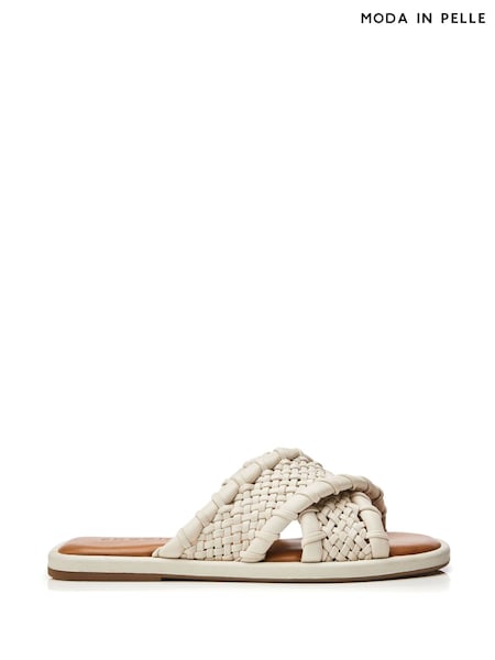 Moda in Pelle SH Scope Plaited Vamp X over Vamp Flat Mule Sandals (E59860) | 5,948 UAH