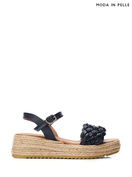 Moda in Pelle SH Adrienne Padded Woven Vamp Espadrille  Sandals (E59861) | €126