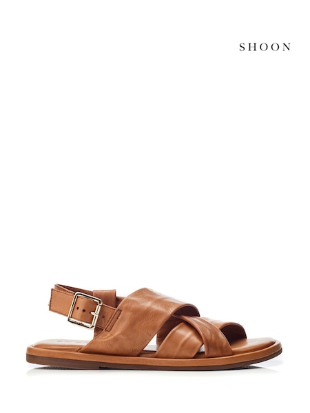 Moda in Pelle Natural SH Garda Wrapover Strap Sling Back Sandals (E59867) | ₪448