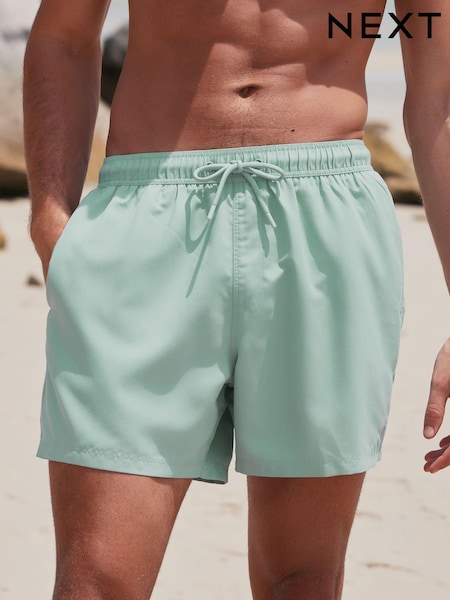 Sage Green Essential Swim Shorts (E59928) | SGD 27